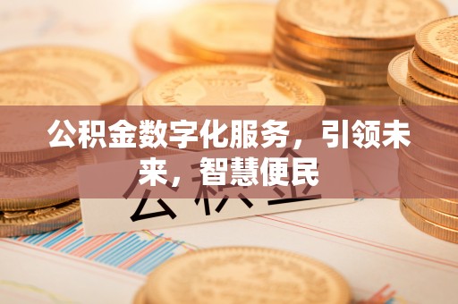 枣强公积金数字化服务，引领未来，智慧便民