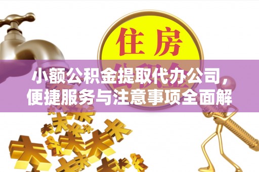 枣强小额公积金提取代办公司，便捷服务与注意事项全面解析