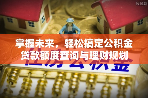 枣强掌握未来，轻松搞定公积金贷款额度查询与理财规划