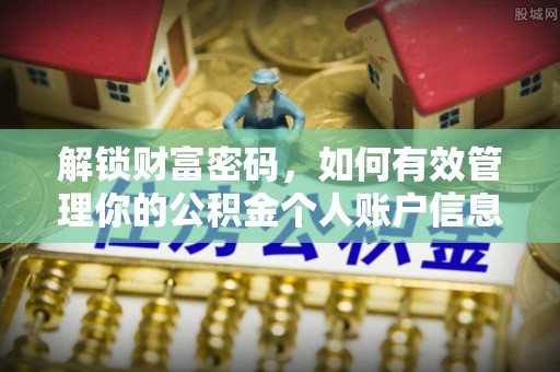 枣强解锁财富密码，如何有效管理你的公积金个人账户信息