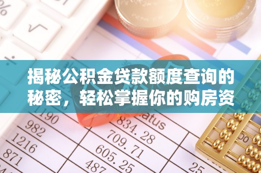 枣强揭秘公积金贷款额度查询的秘密，轻松掌握你的购房资金